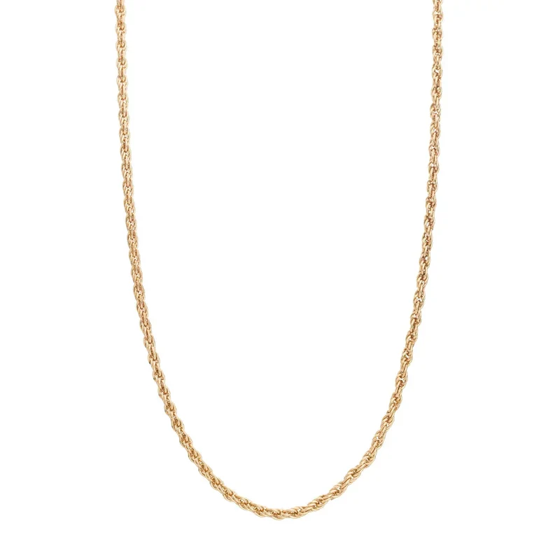 Collier à chaîne torsadée