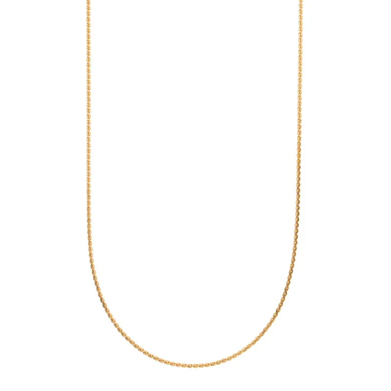Rani - Collier chaîne minimaliste délicat en acier inoxydable