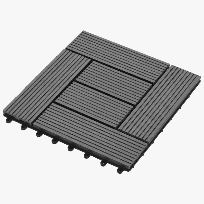Dalles terrasse clipsables wpc 30x30 lot 11
