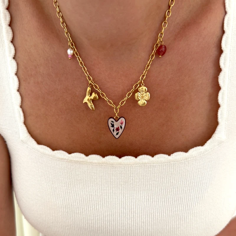 Collier "Lison" acier