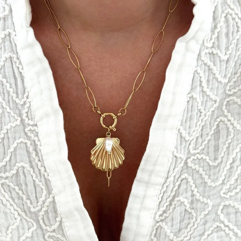 Collier "Orelie" acier