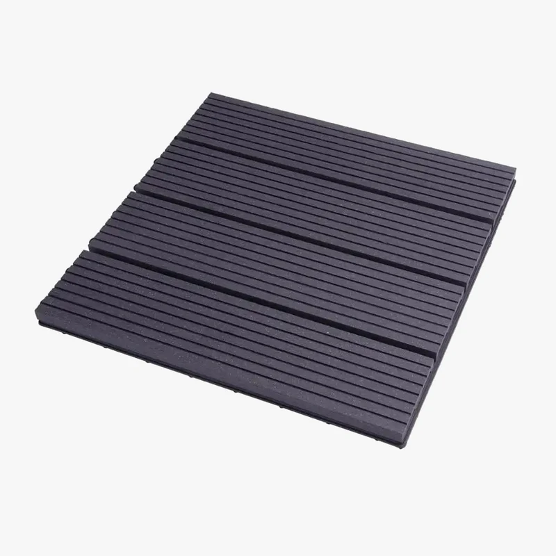 Dalles terrasse clipsables wpc effet bois 30x30