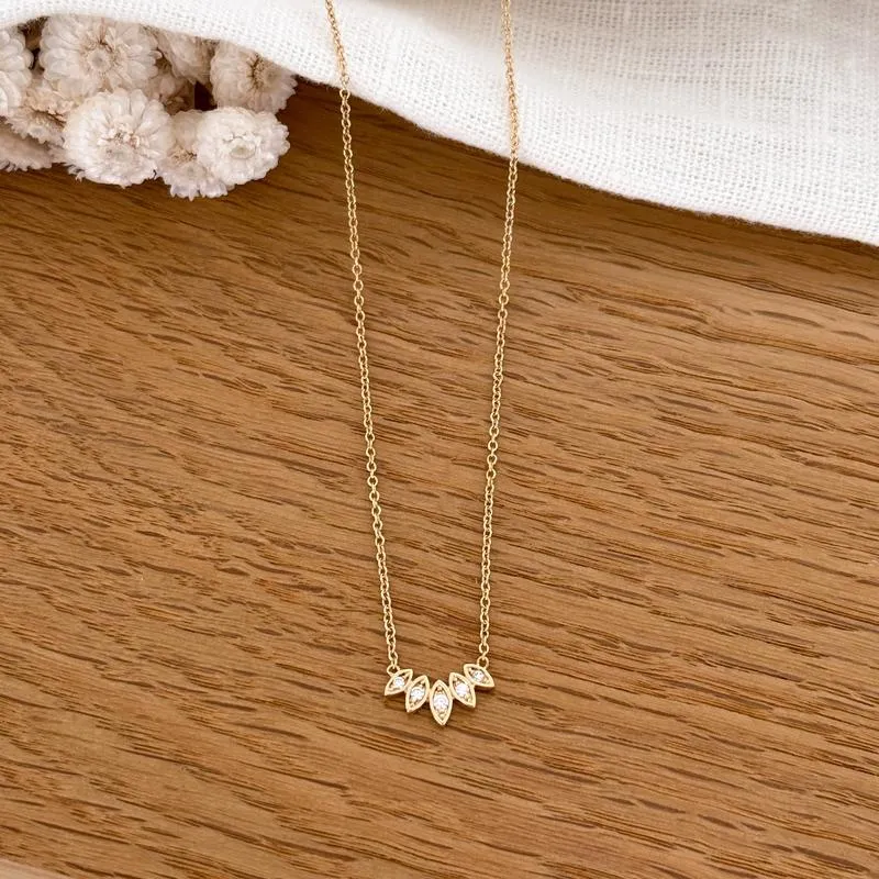 Collier "Ikone" plaqué or