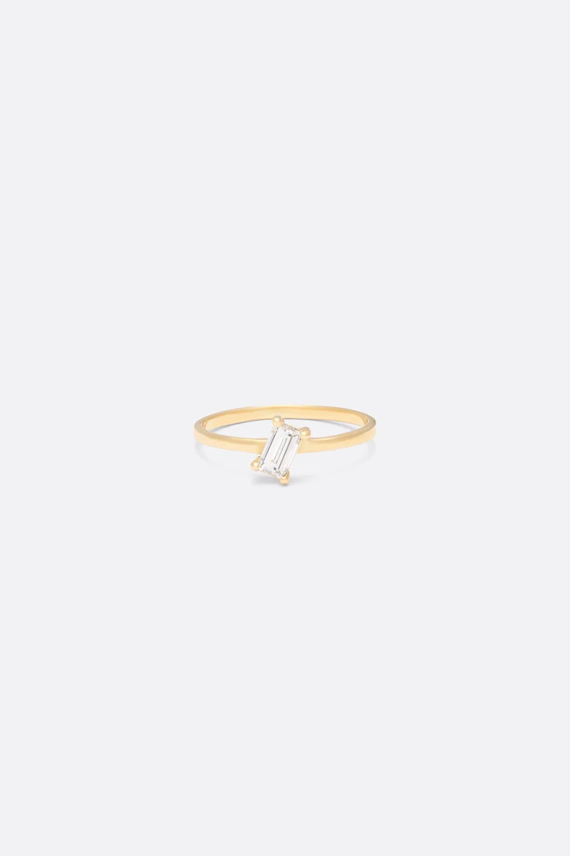 BAGUE EWANDE BAGUETTE DIAMANT