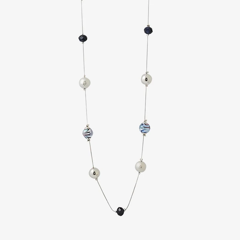 Sautoir perles fantaisie
