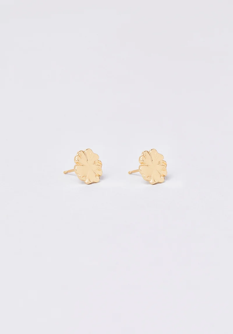 BOUCLES D’OREILLES PENSEE VERMEIL