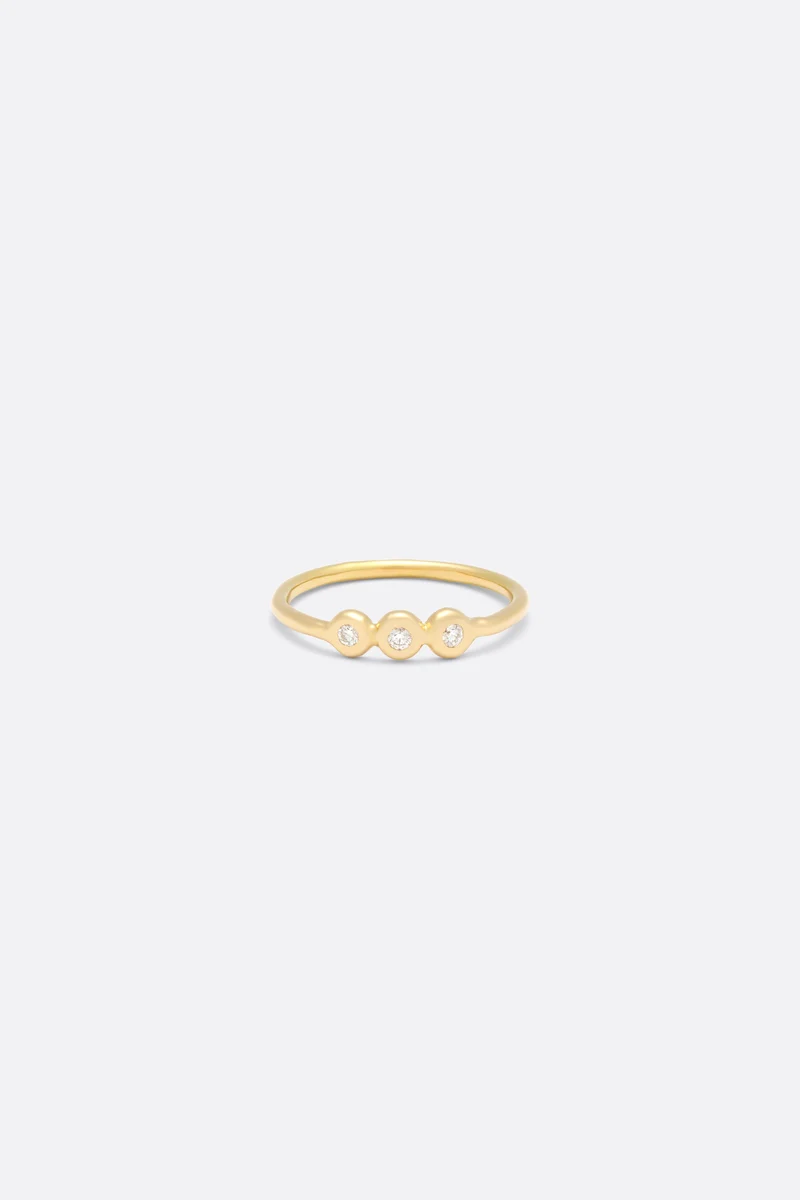 BAGUE PRINCESSE TROIS DIAMANTS