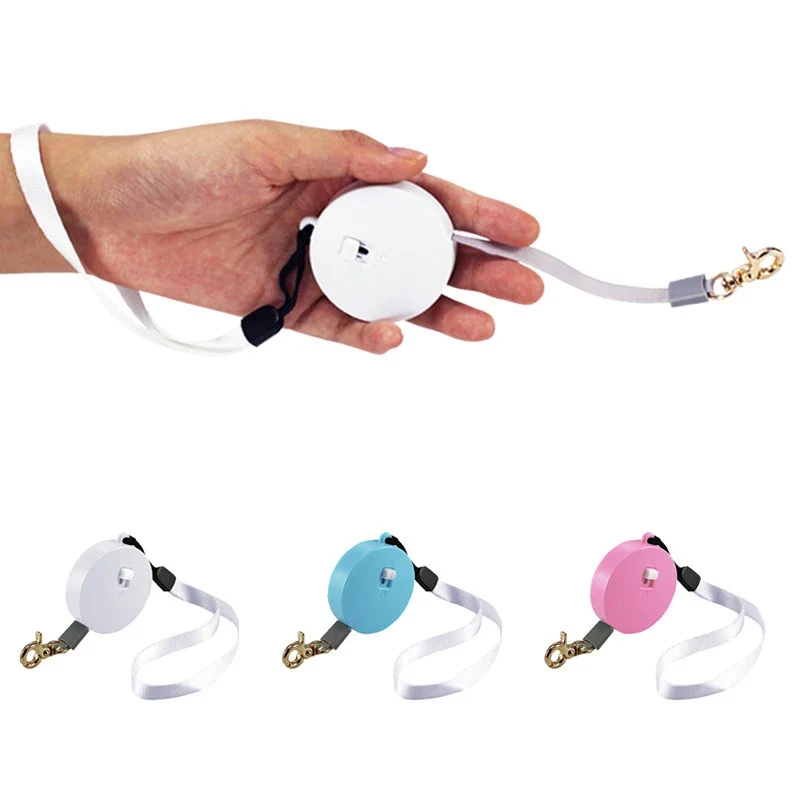 Laisse chiot – Laisse rétractable automatique 2 mètres pour petits chiens