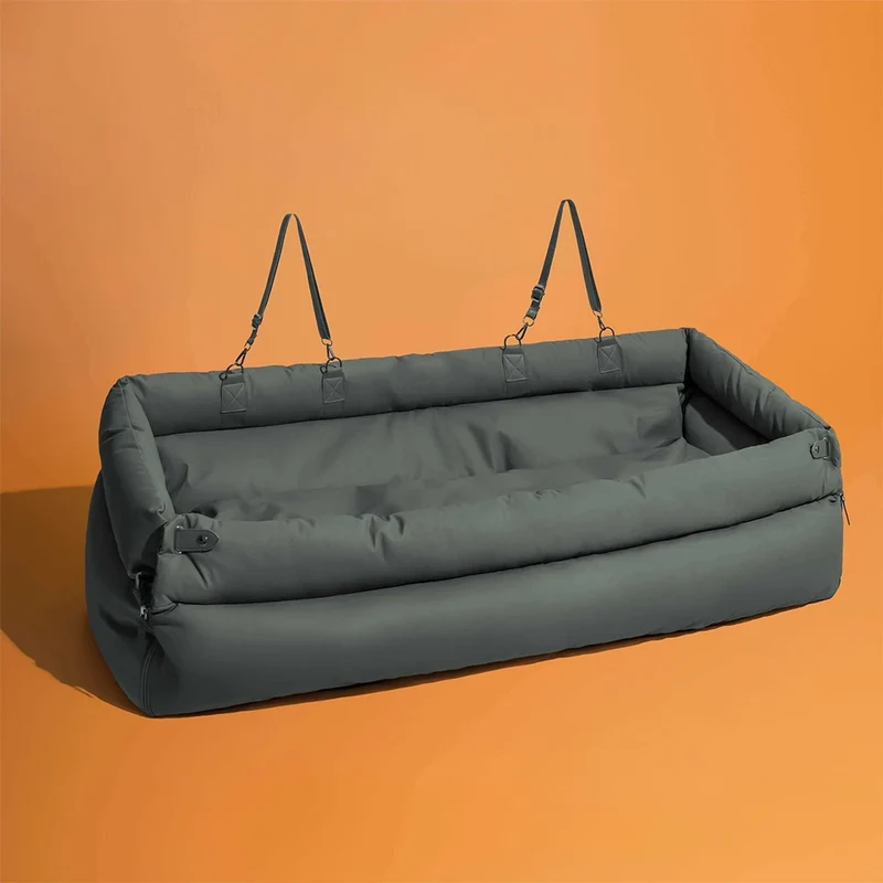 Siège auto pour chien imperméable avec protection de siège