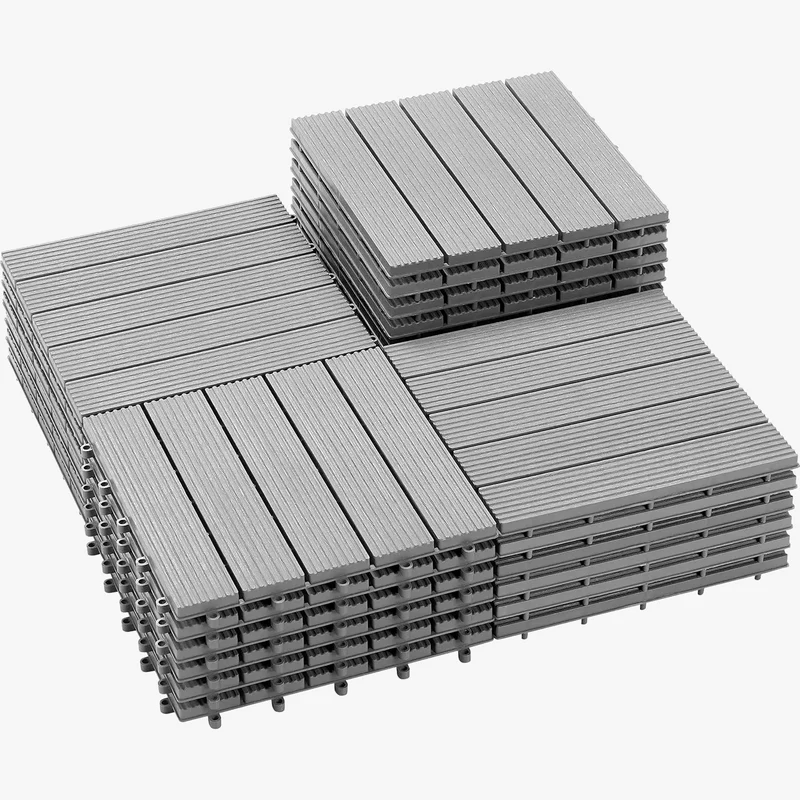 Dalles terrasse clipsables 30 x 30 cm composite