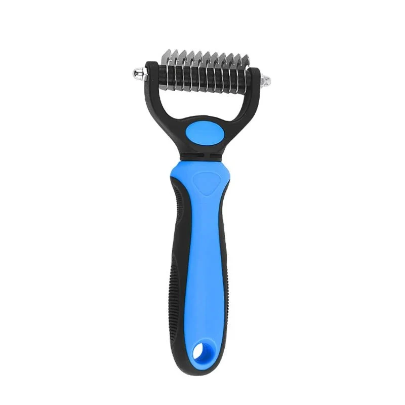 Brosse chien Professionnelle 2-en-1 – Démêlante & Anti-Mue | Chien