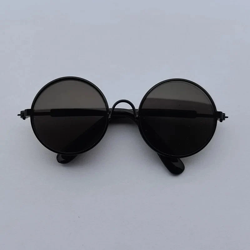 Lunettes Chien Rétro Rondes – Accessoire Photo & Cosplay Chien