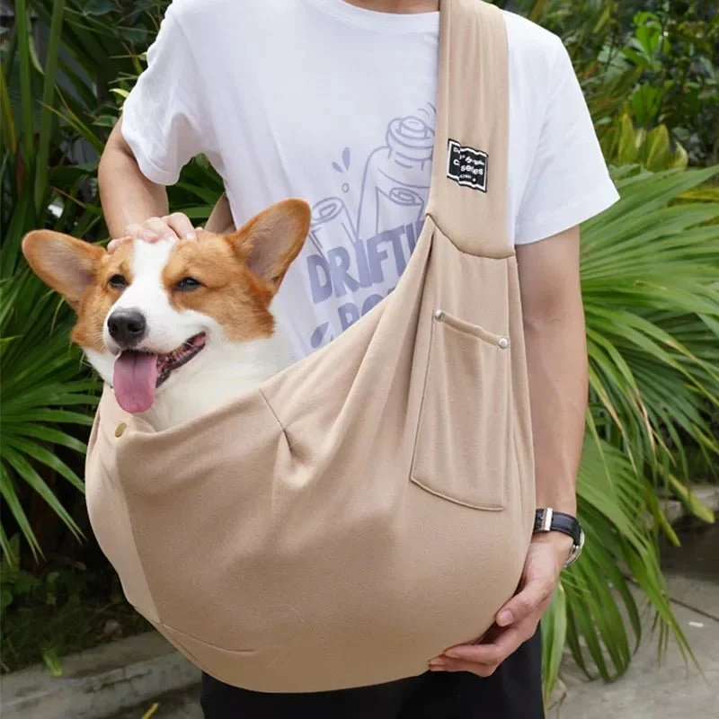 Sac Bandoulière pour Chien et Chiot – Transport Confortable < 7,5 kg