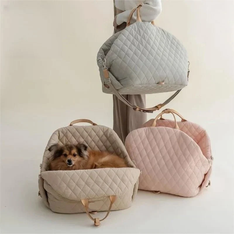 Sac de Transport pour Chien – Siège Auto et Lit Portable