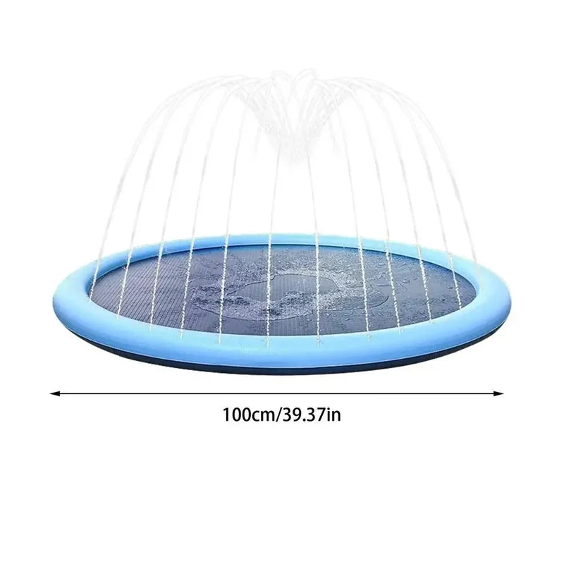 Piscine Arroseur pour Chien – Tapis Rafraîchissant Été 100 ou 150 cm