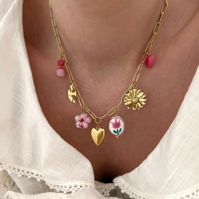 Collier "Valentina" acier