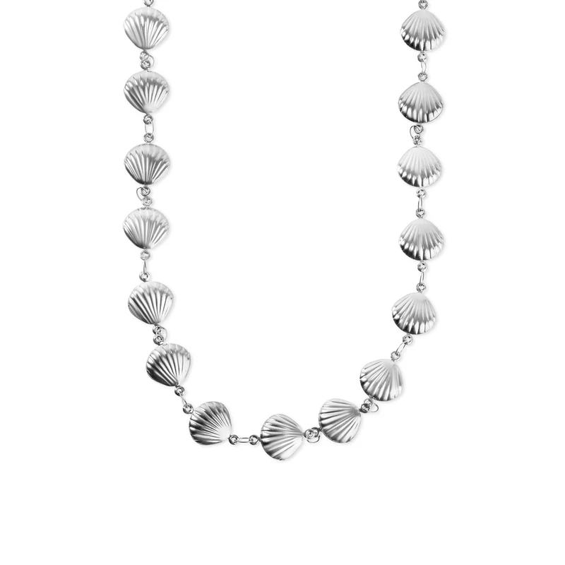 Estrid - Collier Coquillage Acier Inoxydable