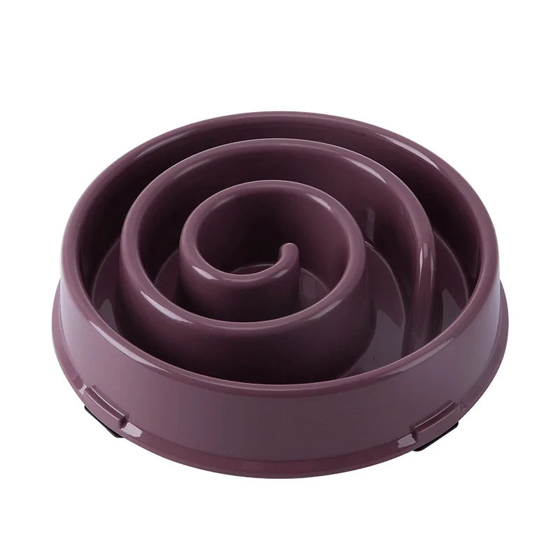 Gamelle anti-glouton spirale pour chien - Design unique et antidérapant