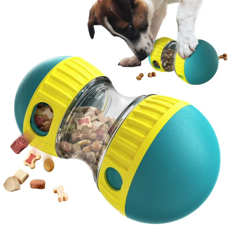 Jouet interactif pour chien | Balle distributrice friandises anti-ennui