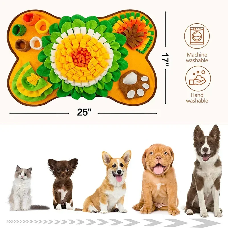 Tapis de fouille pour chien - Jeux et stimulation anti-glouton