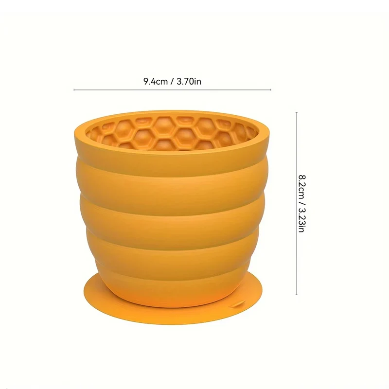 Gamelle anti-glouton pour chien - Ruche en Silicone alimentaire