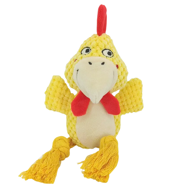 Jouet peluche sonore pour chien - Résistant et amusant