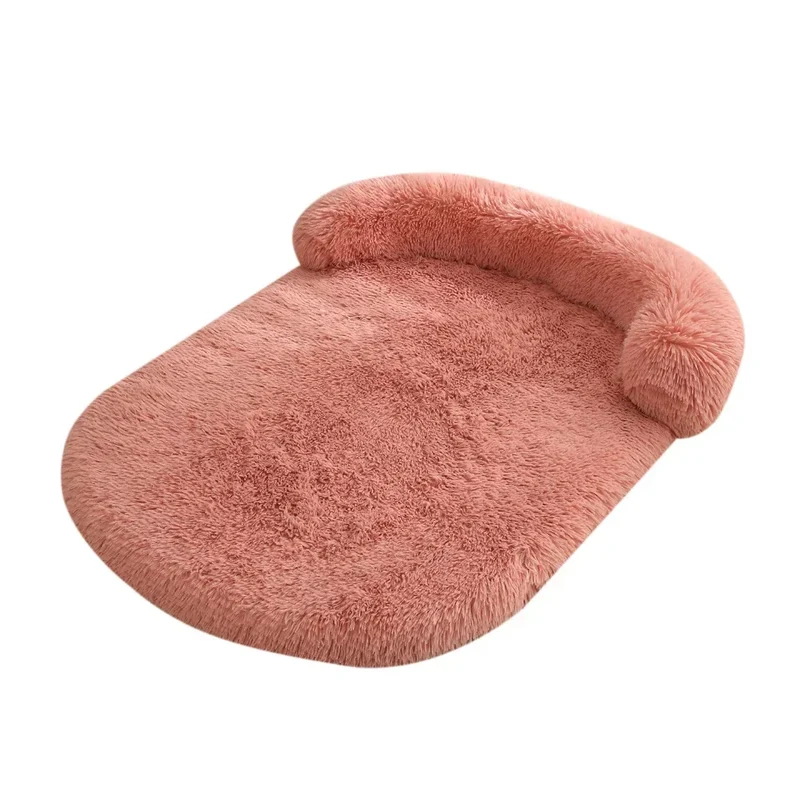 Coussin moelleux pour chien – Lit d’hiver doux, lavable et confortable
