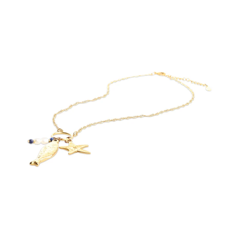 Eva - Collier Chaîne Océan Acier Inoxydable