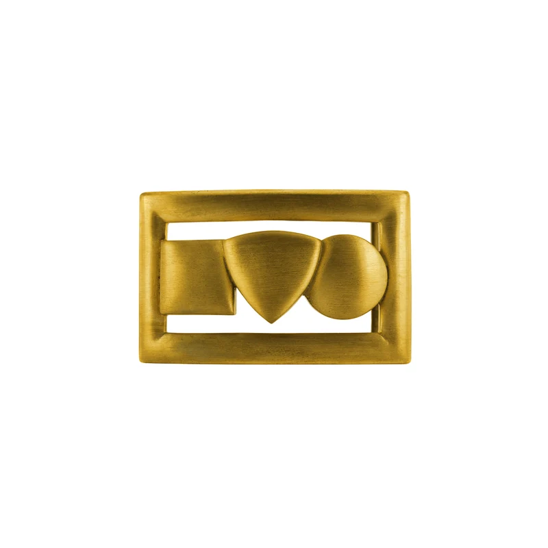Boucle de ceinture trilogie en bronze