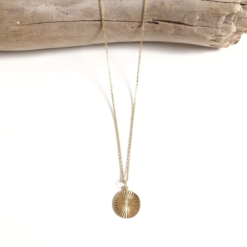Collier "Solina" plaqué or
