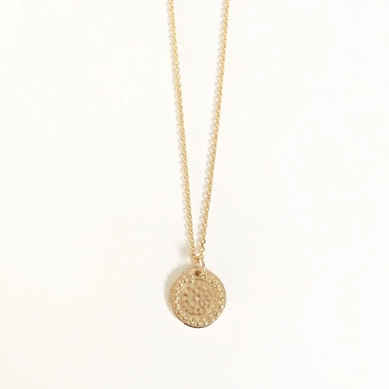Collier "Solia" plaqué or