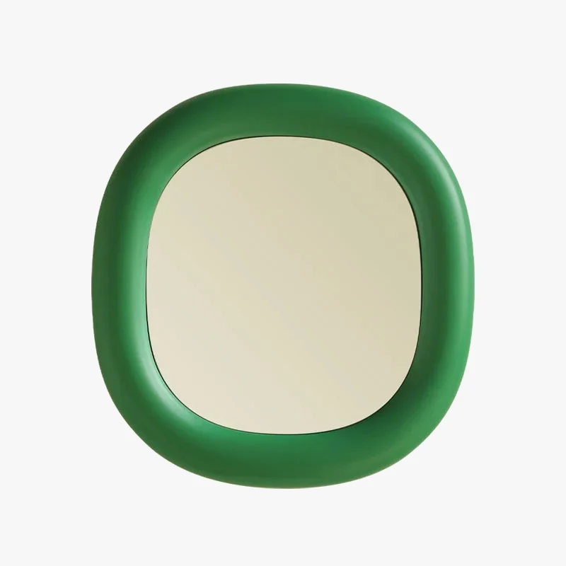 miroirs décoratifs ronds mignons pour maquillage suspendus à la main