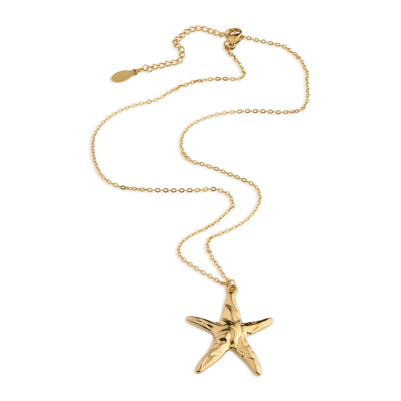 Malin - Collier Étoile de Mer Suspendue en Acier Inoxydable