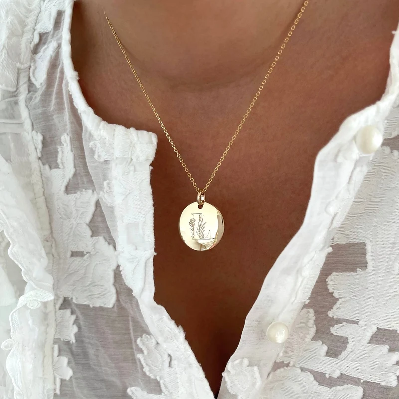 Collier "Jacinthe" plaqué or