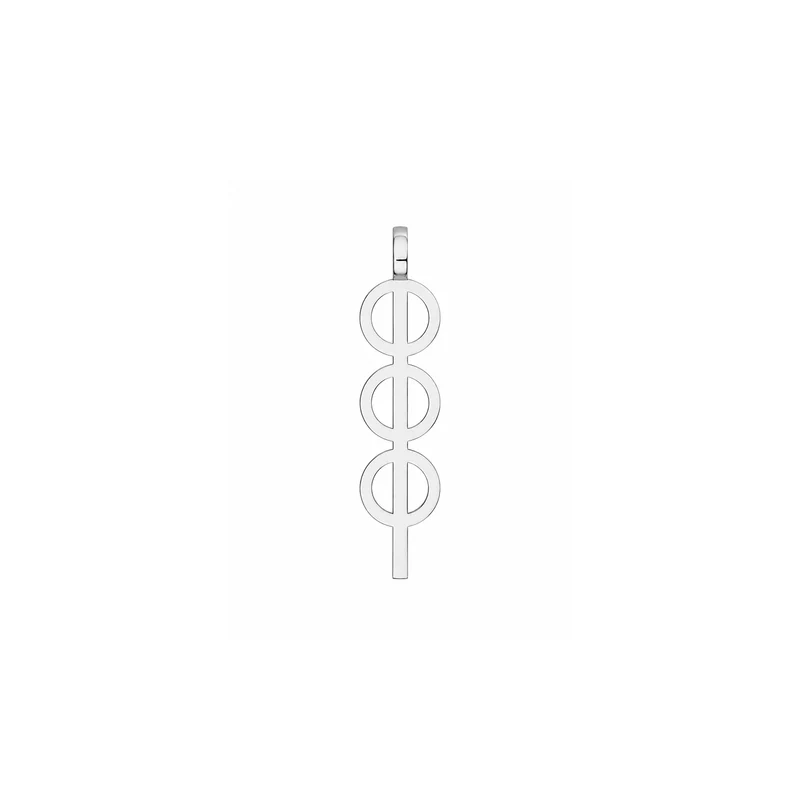 Pendentif Triple Phi Small en argent