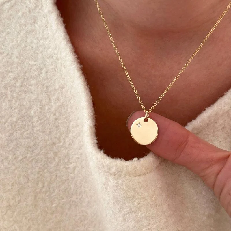 Collier "Star" plaqué or