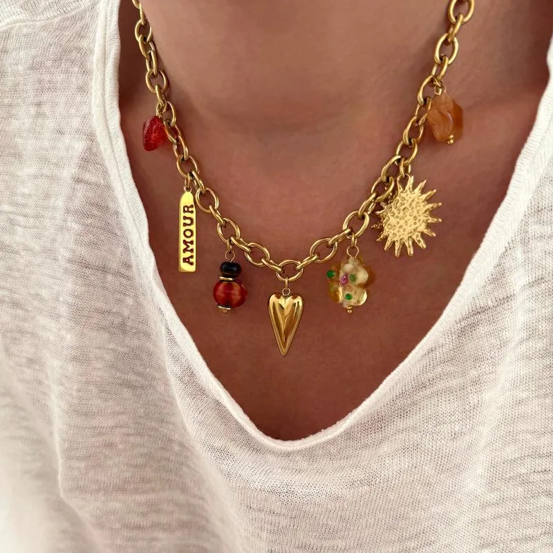 Collier "Agafay" acier
