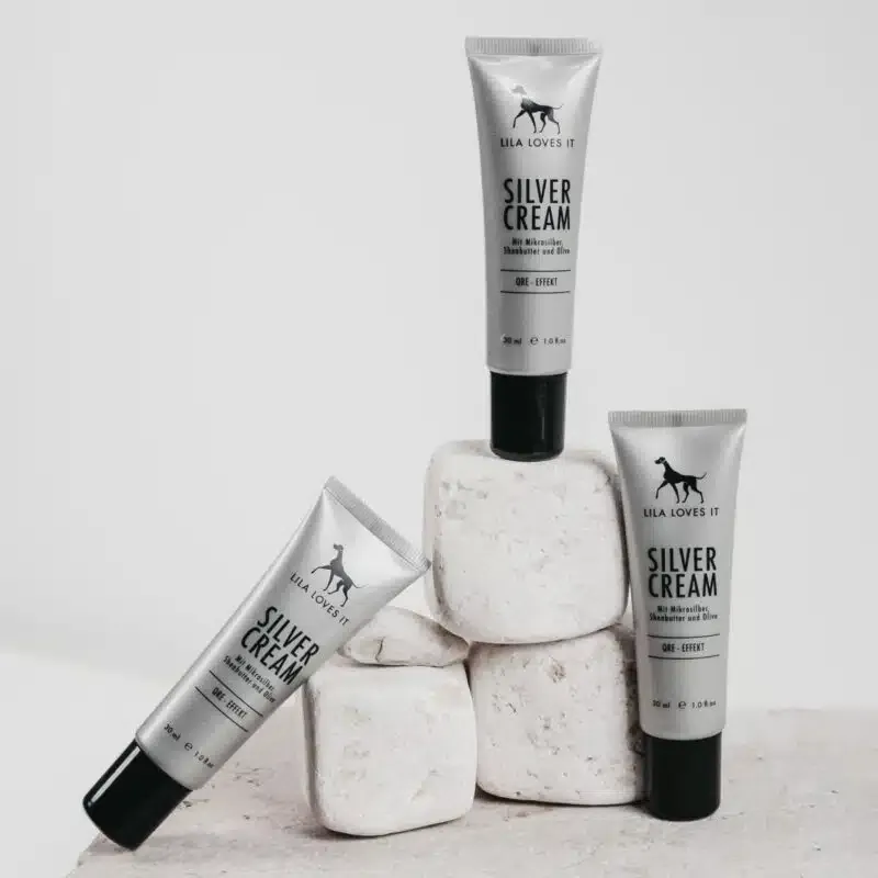 Crème riche à l'argent colloidal