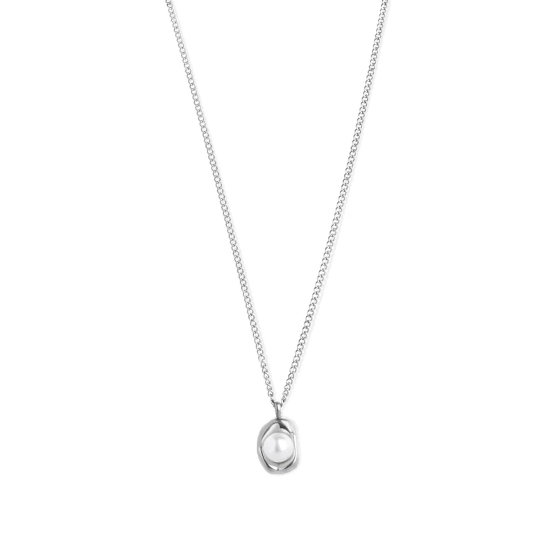 Ilse - Collier de perles en acier inoxydable