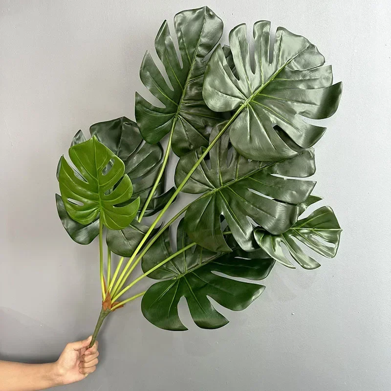 feuilles de tortue artificielles pour décoration intérieure plantes vertes
