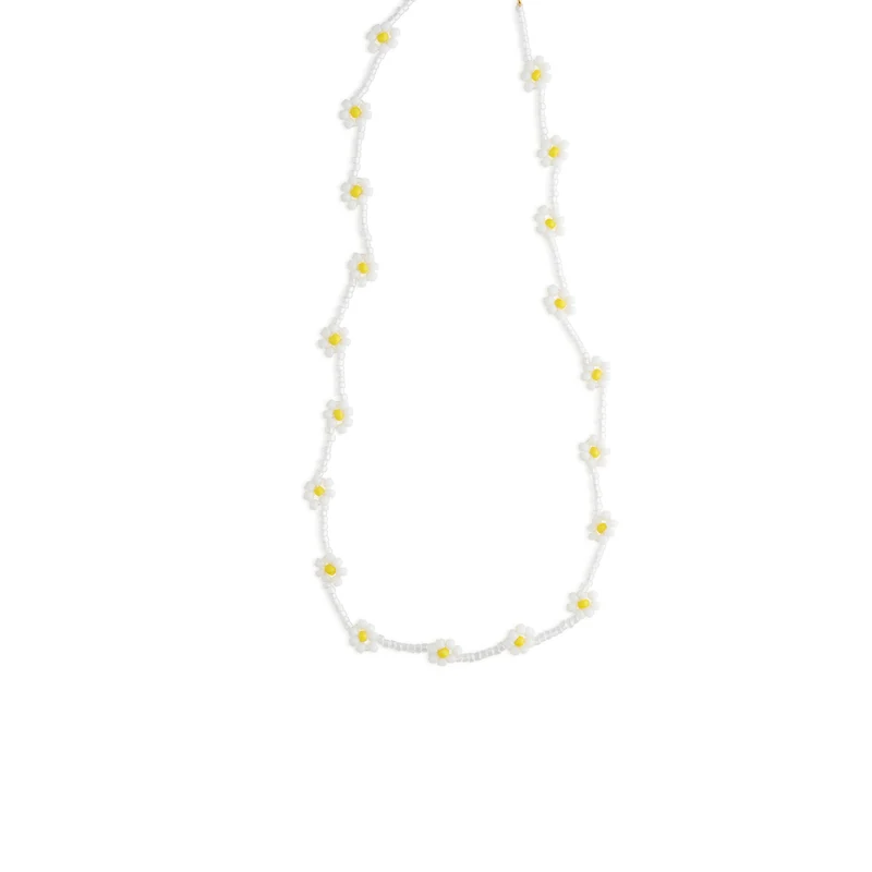 Lise - Collier de perles en forme de fleur