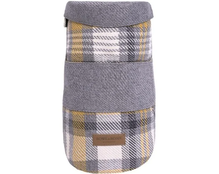 Vêtement Teckel Leaf Manteau Gris (sur mesure)