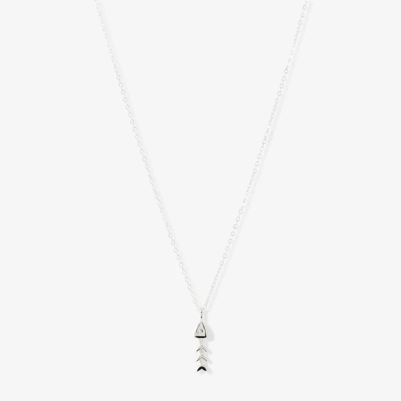 Collier pendentif poisson en argent garanti