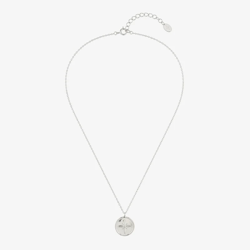 Collier médaille étoile Argent Garanti