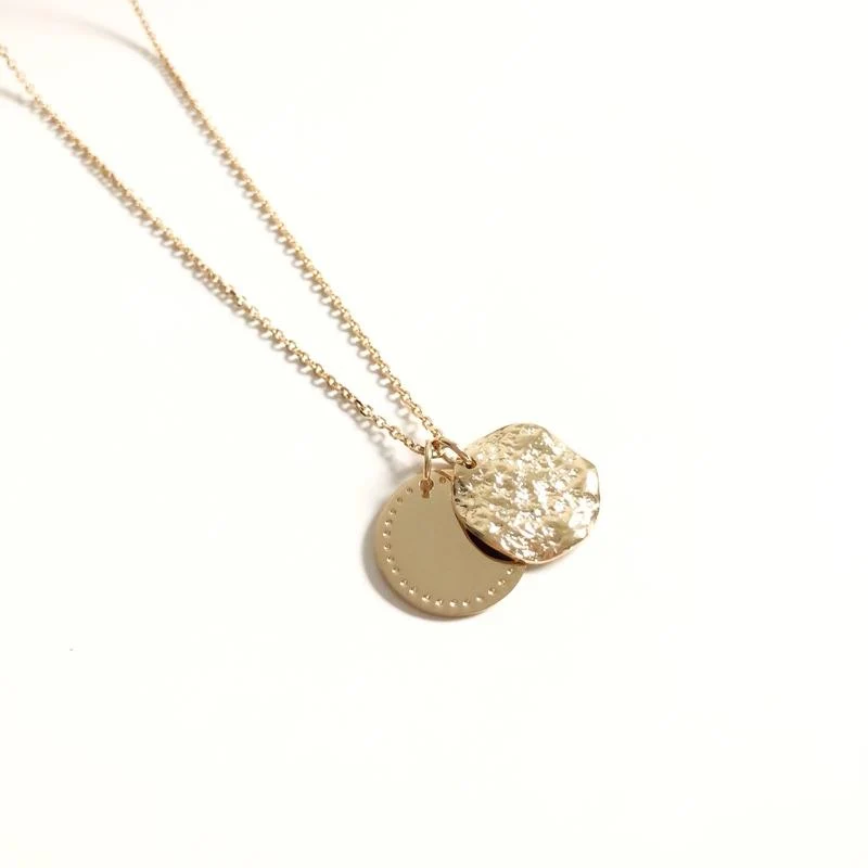 Collier "Monia" plaqué or