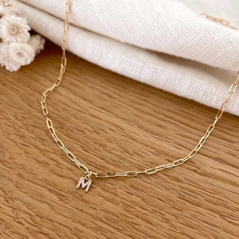 Collier "Eliott" plaqué or