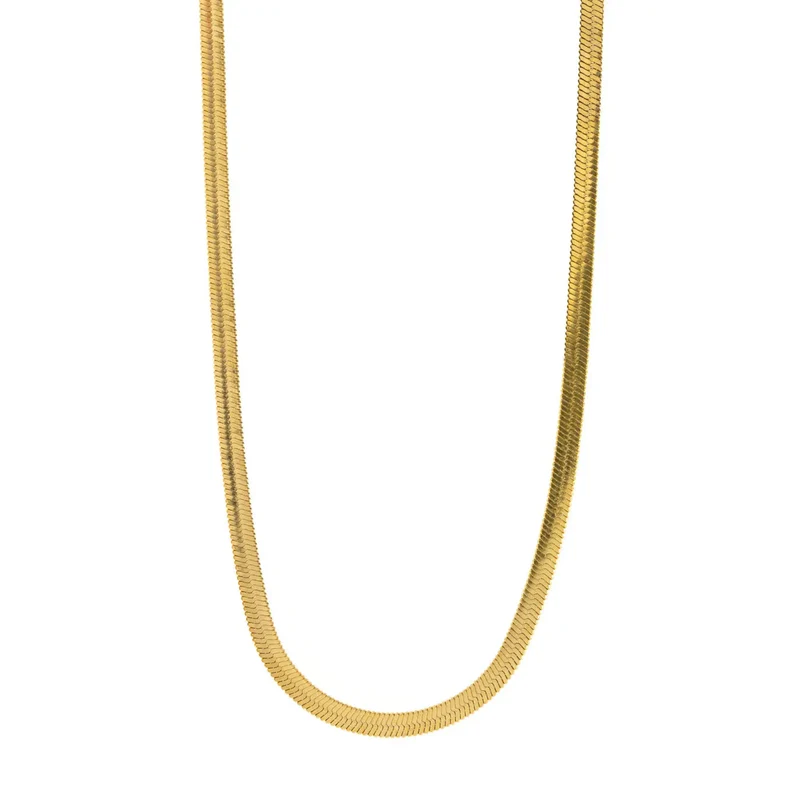 Ivy - Collier Chaîne Serpent Acier Inoxydable