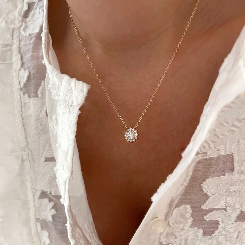 Collier "Sixtine" plaqué or