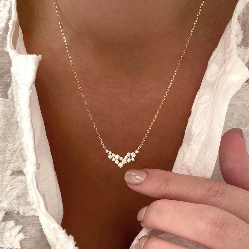 Collier "Garance" plaqué or
