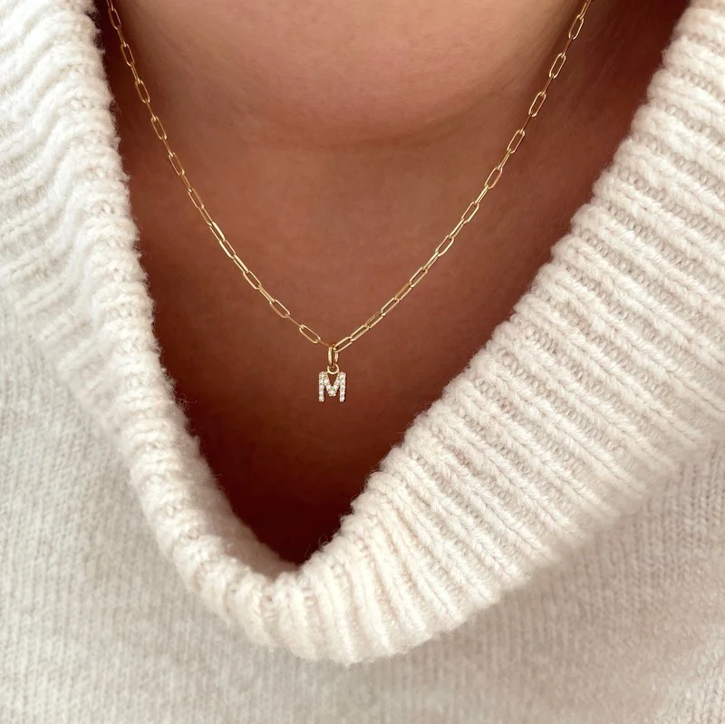 Collier "Muse" plaqué or